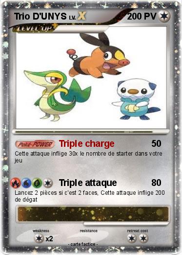 Pokemon Trio D'UNYS