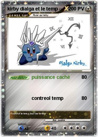 Pokemon kirby dialga et le temp