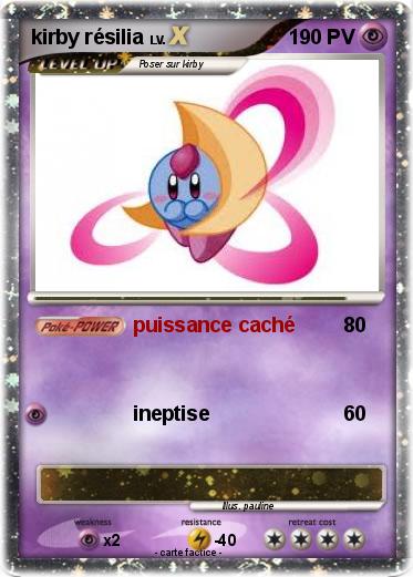 Pokemon kirby résilia