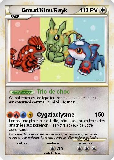 Pokemon Groud/Kiou/Rayki