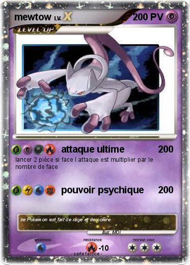 Pokemon mewtow