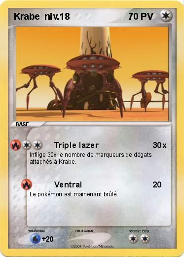 Pokemon Krabe  niv.18