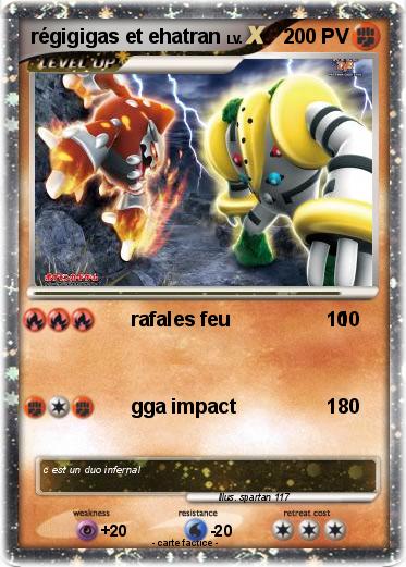 Pokemon régigigas et ehatran