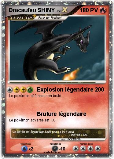 Pokemon Dracaufeu SHINY