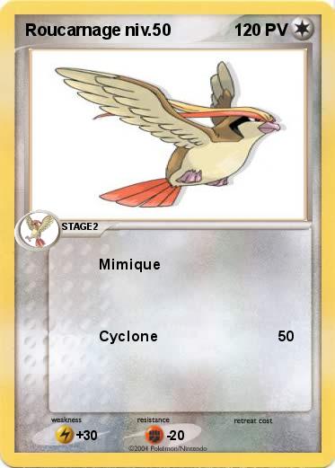 Pokemon Roucarnage niv.50