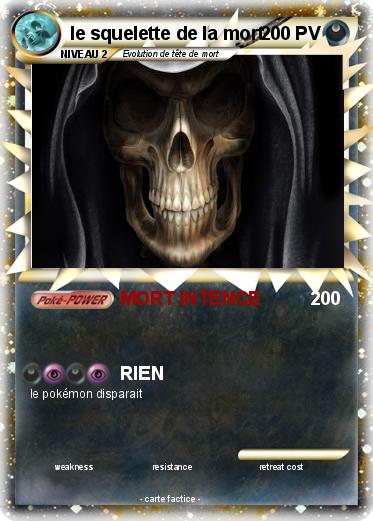 Pokemon le squelette de la mort