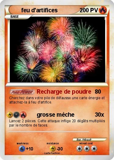 Pokemon feu d'artifices