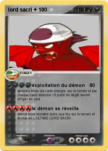 Pokemon lord sacri + 100
