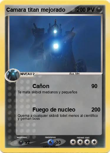 Pokemon Camara titan mejorado
