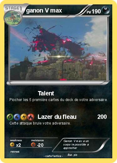 Pokemon ganon V max