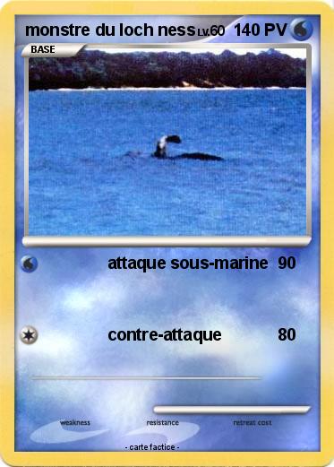 Pokemon monstre du loch ness