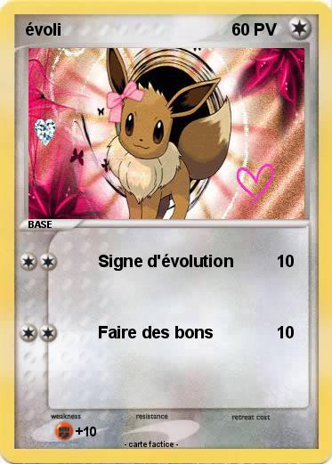 Pokemon évoli