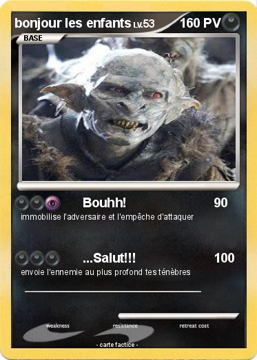 Pokemon bonjour les enfants