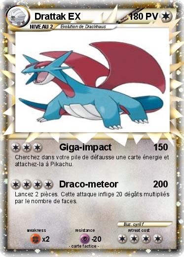 Pokemon Drattak EX
