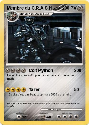 Pokemon Membre du C.R.A.S.H