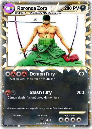 Pokemon Roronoa Zoro