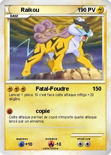 Pokemon Raikou