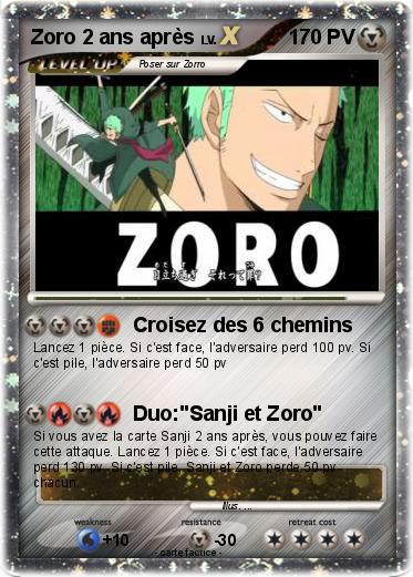 Pokemon Zoro 2 ans après