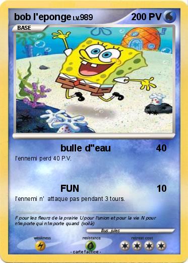 Pokemon bob l'eponge