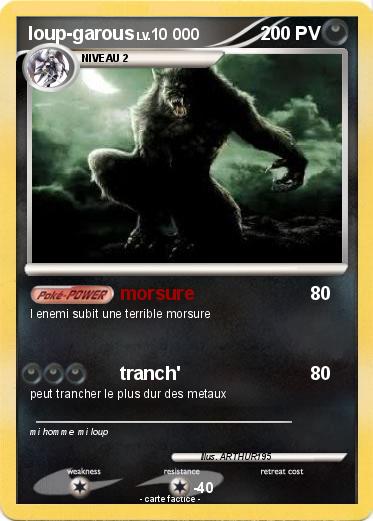 Pokemon loup-garous