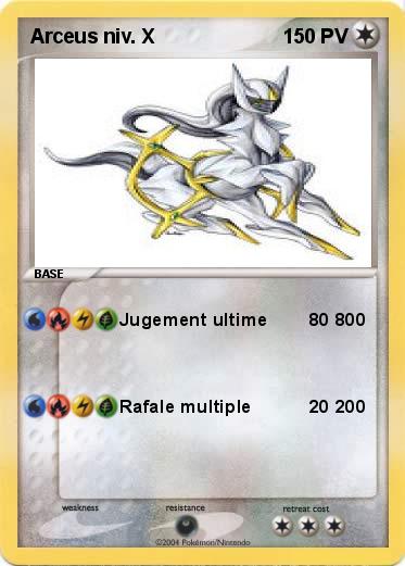 Pokemon Arceus niv. X            