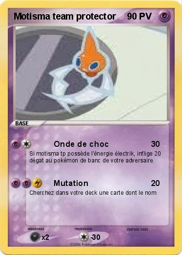 Pokemon Motisma team protector
