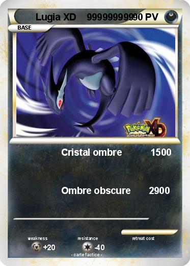 Pokemon Lugia XD    999999999