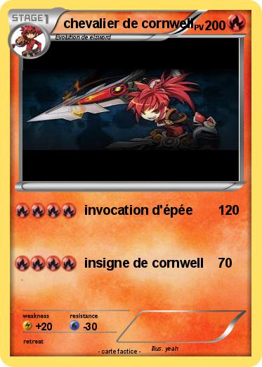 Pokemon chevalier de cornwell
