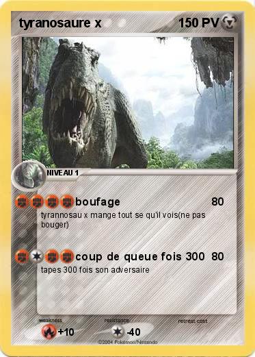 Pokemon tyranosaure x