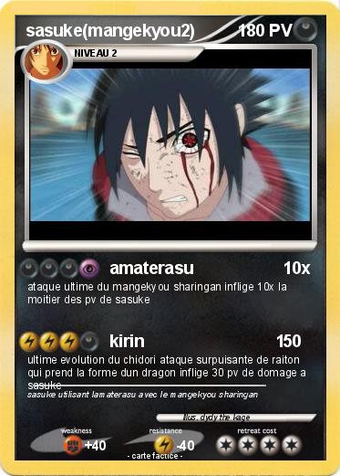 Pokemon sasuke(mangekyou2)