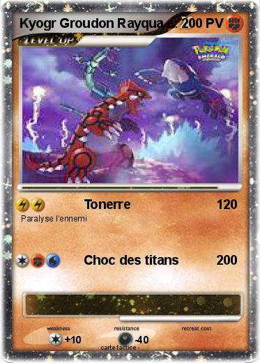 Pokemon Kyogr Groudon Rayqua