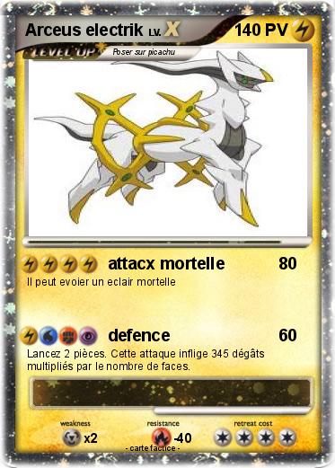 Pokemon Arceus electrik