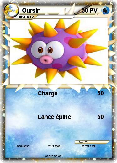 Pokemon Oursin