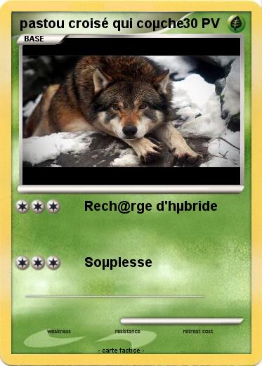 Pokemon pastou croisé qui coµche