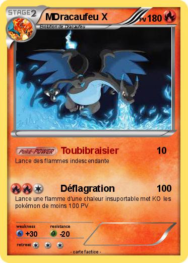 Pokemon MDracaufeu X