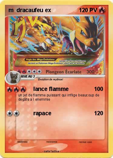 Pokemon m  dracaufeu ex