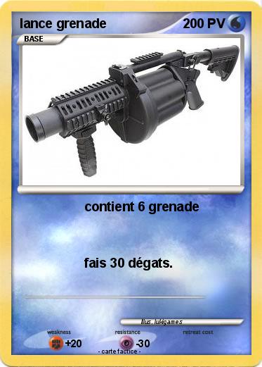 Pokemon lance grenade