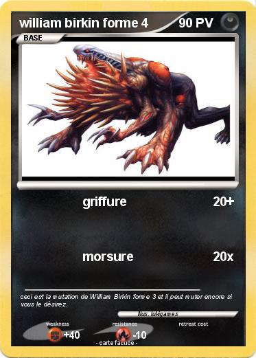 Pokemon william birkin forme 4