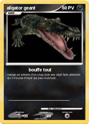 Pokemon aligator geant