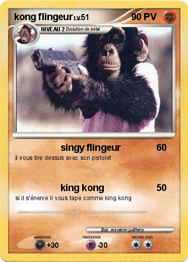 Pokemon kong flingeur