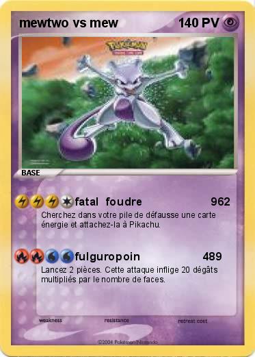 Pokemon mewtwo vs mew