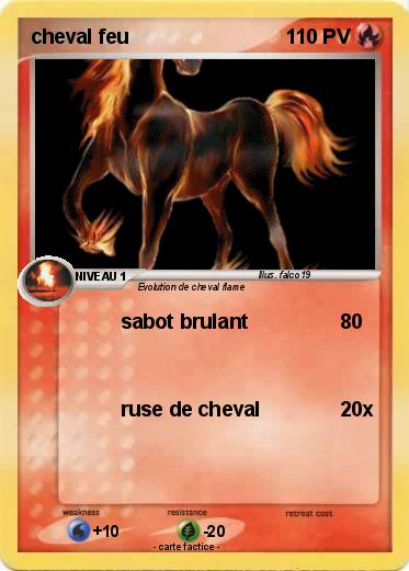 Pokemon cheval feu