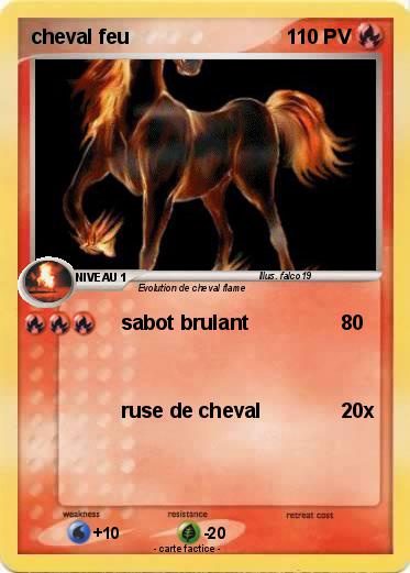 Pokemon cheval feu