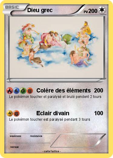 Pokemon Dieu grec
