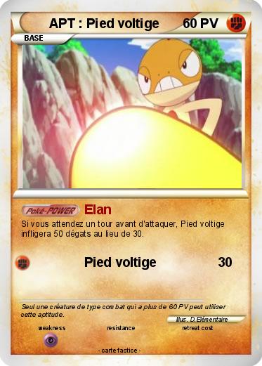 Pokemon APT : Pied voltige