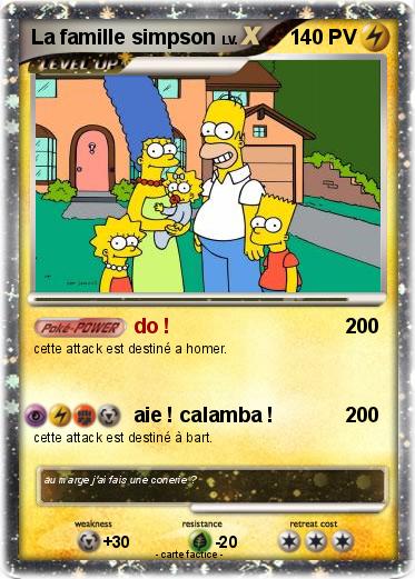 Pokemon La famille simpson