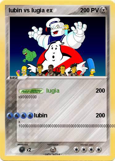 Pokemon lubin vs lugia ex
