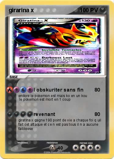 Pokemon girarina x