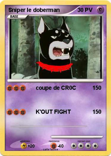 Pokemon Sniper le doberman