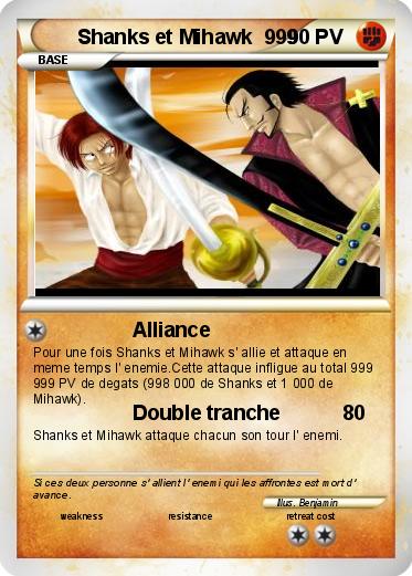 Pokemon Shanks et Mihawk  999